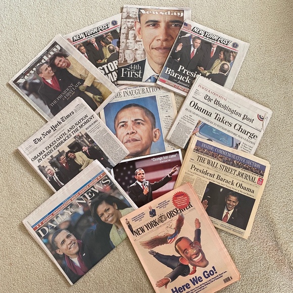 12 Newspapers I President Obama Inauguration Coverage I NY & Nationals - Picture 1 of 16